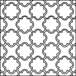 Arto Custom Artillo Arabesque 8b Concrete Tile