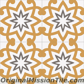 Original Mission Tile Cement Encanto Patrice 02 - 8 x 8