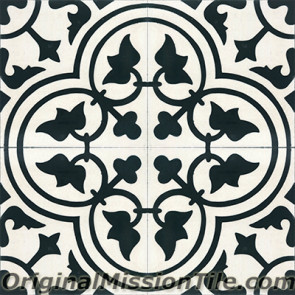 Original Mission Tile Cement Contemporary Roseton 04 - 8 x 8
