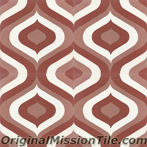 Original Mission Tile Cement Oceana Sirene 03 - 8 x 8