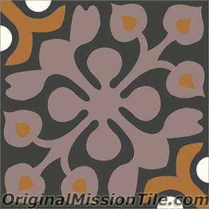 Original Mission Tile Cement Classic Alice 01 - 8 x 8