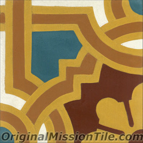 Original Mission Tile Cement Classic Capri - 8 x 8