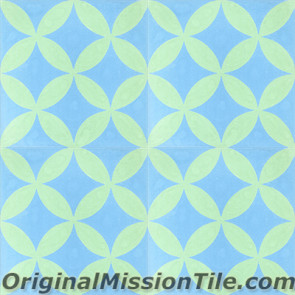 Original Mission Tile Cement Classic Circulos 04 - 8 x 8