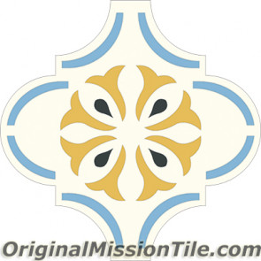 Original Mission Tile Cement Colonial Arab 01 - 8 x 8