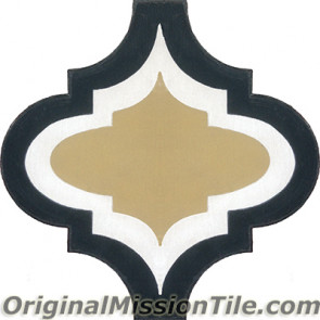 Original Mission Tile Cement Colonial Frame 02 - 8 x 8