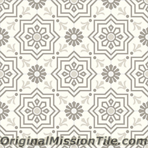 Original Mission Tile Cement Contemporary Elios 03 - 8 x 8