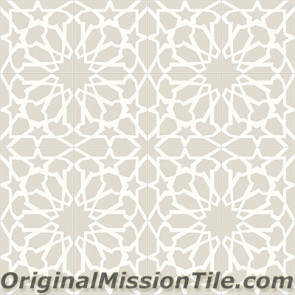 Original Mission Tile Cement Contemporary Fes 02 - 8 x 8