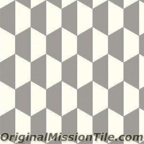 Original Mission Tile Cement Hexagonal April 01 - 8 x 8