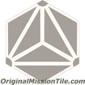 Original Mission Tile Cement Hexagonal Galaxy 02 - 8 x 8