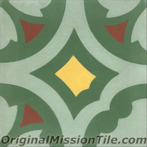 Original Mission Tile Cement Classic Laredo - 8 x 8