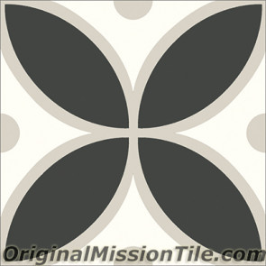 Original Mission Tile Cement Contemporary Merida 01 - 8 x 8