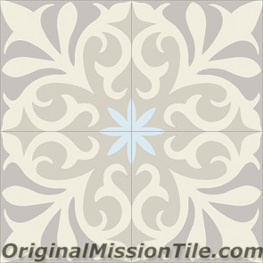 Original Mission Tile Cement Classic Nantes 02 - 8 x 8