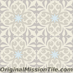 Original Mission Tile Cement Classic Nantes 02 - 8 x 8