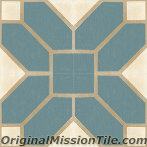 Original Mission Tile Cement Classic Naples 02 - 8 x 8