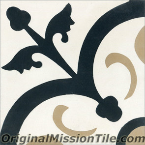 Original Mission Tile Cement Classic Orleans 01 - 8 x 8