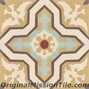 Original Mission Tile Cement Classic Pescadero - 8 x 8