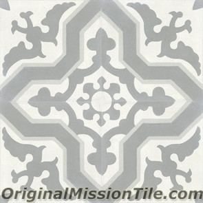 Original Mission Tile Cement Contemporary Pescadero 05 - 8 x 8