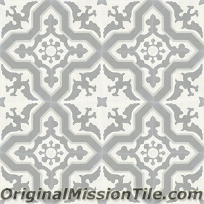 Original Mission Tile Cement Contemporary Pescadero 05 - 8 x 8