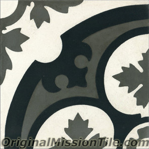 Original Mission Tile Cement Contemporary Philadelphia II 02 - 8 x 8