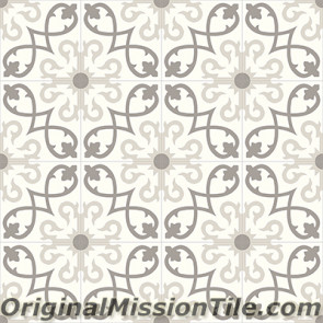 Original Mission Tile Cement Contemporary Sanctuaire II 01 - 8 x 8