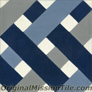 Original Mission Tile Cement Oceana Sea Road - 8 x 8