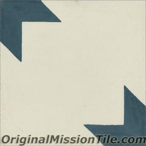Original Mission Tile Cement Classic Estrella Mexico II 04 - 8 x 8