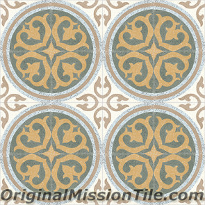 Original Mission Tile Cement Terrazzo Santa Maria - 8 x 8